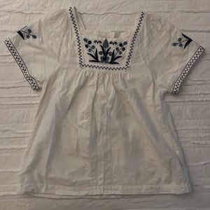 Madewell Embroidered Blouse